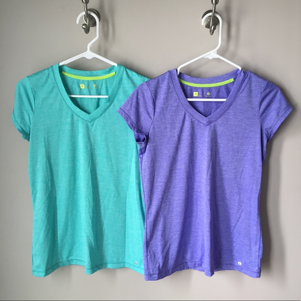 2 quick dry Xersion workout tops